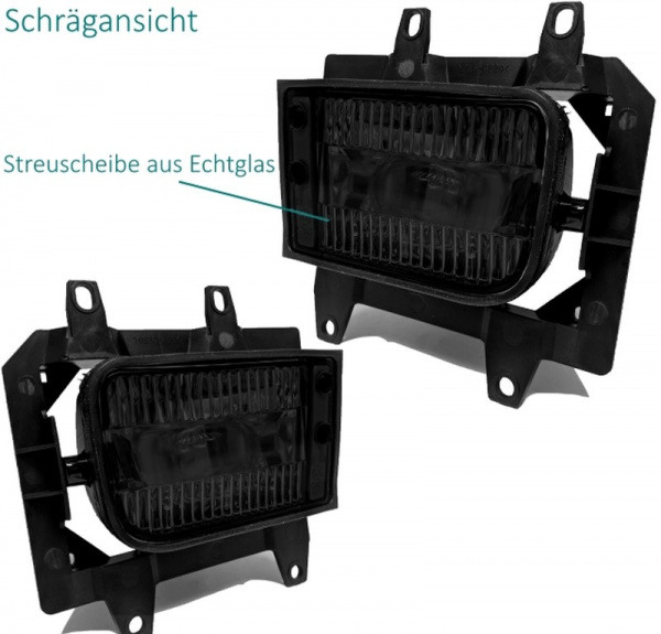 Upgrade Nebelscheinwerfer für BMW 3er E30 Facelift ab 87+ schwarz
